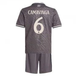 Børn Real Madrid Fodboldtrøjer Eduardo Camavinga #6 2024-25 Tredjesæt