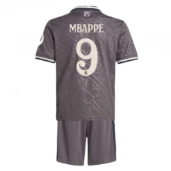 Børn Real Madrid Fodboldtrøjer Mbappe #9 2024-25 HP Tredjesæt