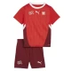 Børn Schweiz Fodboldsæt EM 2024 Hjemmebanetrøje