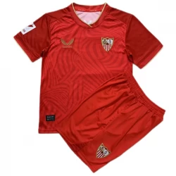 Børn Sevilla FC Fodboldsæt 2023-24 Udebanetrøje