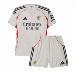 Børn SL Benfica Fodboldsæt 2025-26 Udebanetrøje