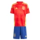 Børn Spanien Fodboldsæt EM 2024 Hjemmebanetrøje