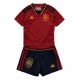 Børn Spanien Fodboldsæt VM 2022 Hjemmebanetrøje