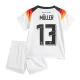 Børn Thomas Müller #13 Tyskland Fodboldsæt EM 2024 Hjemmebanetrøje