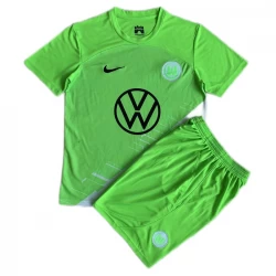 Børn VfL Wolfsburg Fodboldtrøjer 2023-24 Hjemmebanesæt