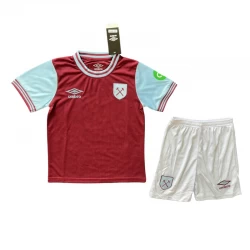 Børn West Ham United Fodboldtrøjer 2024-25 Hjemmebanesæt