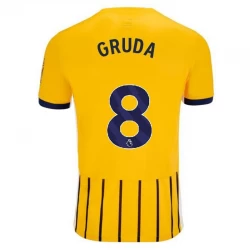 Brighton Hove Albion Fodboldtrøjer 2024-25 Gruda #8 Udebanetrøje Mænd