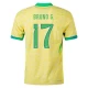 Bruno G. #17 Brasilien Fodboldtrøjer Copa America 2024 Hjemmebanetrøje Mænd