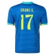 Bruno G. #17 Brasilien Fodboldtrøjer Copa America 2024 Udebanetrøje Mænd