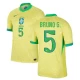 Bruno G. #5 Brasilien Fodboldtrøjer Copa America 2024 Hjemmebanetrøje Mænd