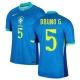 Bruno G. #5 Brasilien Fodboldtrøjer Copa America 2024 Udebanetrøje Mænd