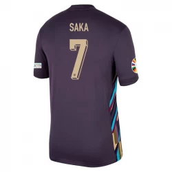 Bukayo Saka #7 England Fodboldtrøjer EM 2024 Udebanetrøje Mænd