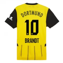 BVB Borussia Dortmund Brandt #10 Fodboldtrøjer 2024-25 Hjemmebanetrøje Mænd