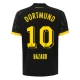 BVB Borussia Dortmund Fodboldtrøjer 2023-24 Eden Hazard #10 Udebanetrøje Mænd
