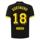 BVB Borussia Dortmund Fodboldtrøjer 2023-24 Moukoko #18 Udebanetrøje Mænd