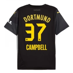 BVB Borussia Dortmund Fodboldtrøjer 2024-25 Campbell #37 Udebanetrøje Mænd