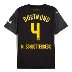BVB Borussia Dortmund Fodboldtrøjer 2024-25 N.Schlotterbeck #4 Udebanetrøje Mænd