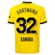 BVB Borussia Dortmund Kamara #32 Fodboldtrøjer 2023-24 Hjemmebanetrøje Mænd