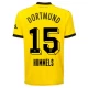 BVB Borussia Dortmund Mats Hummels #15 Fodboldtrøjer 2023-24 Hjemmebanetrøje Mænd