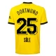 BVB Borussia Dortmund Sule #25 Fodboldtrøjer 2023-24 Hjemmebanetrøje Mænd
