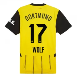 BVB Borussia Dortmund Wolf #17 Fodboldtrøjer 2024-25 Hjemmebanetrøje Mænd