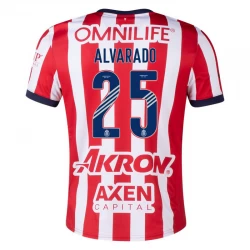 CD Guadalajara Alvarado #25 Fodboldtrøjer 2024-25 Hjemmebanetrøje Mænd