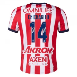 CD Guadalajara Chicharito #14 Fodboldtrøjer 2024-25 Hjemmebanetrøje Mænd