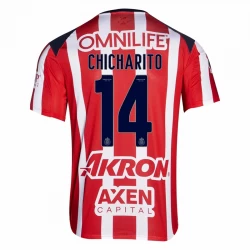 CD Guadalajara Chicharito #14 Fodboldtrøjer 2025-26 Hjemmebanetrøje Mænd