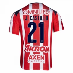 CD Guadalajara J. Castillo #21 Fodboldtrøjer 2025-26 Hjemmebanetrøje Mænd