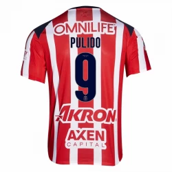 CD Guadalajara Pulido #9 Fodboldtrøjer 2025-26 Hjemmebanetrøje Mænd