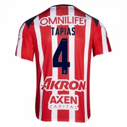 CD Guadalajara Tapias #4 Fodboldtrøjer 2025-26 Hjemmebanetrøje Mænd