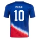 Christian Pulisic #10 USA Fodboldtrøjer Copa America 2024 Udebanetrøje Mænd