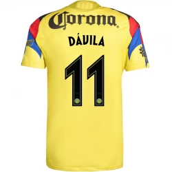 Club América Davila #11 Fodboldtrøjer 2025-26 Hjemmebanetrøje Mænd