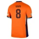 Cody Gakpo #8 Holland Fodboldtrøjer EM 2024 Hjemmebanetrøje Mænd