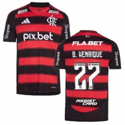 CR Flamengo B. Henrique #27 Fodboldtrøjer 2025-26 Sponsor Hjemmebanetrøje Mænd