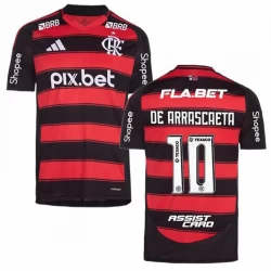 CR Flamengo De Arrascaeta #10 Fodboldtrøjer 2025-26 Sponsor Hjemmebanetrøje Mænd