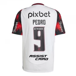 CR Flamengo Fodboldtrøjer 2025-26 Sponsor Pedro #9 Udebanetrøje Mænd