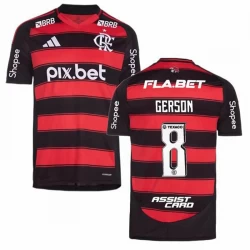 CR Flamengo Gersson #8 Fodboldtrøjer 2025-26 Sponsor Hjemmebanetrøje Mænd