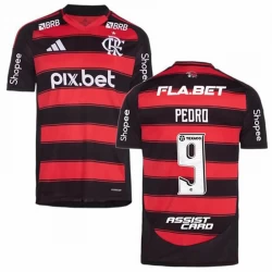 CR Flamengo Pedro #9 Fodboldtrøjer 2025-26 Sponsor Hjemmebanetrøje Mænd