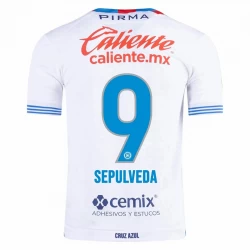 Cruz Azul Fodboldtrøjer 2024-25 Angel Sepulveda #9 Udebanetrøje Mænd