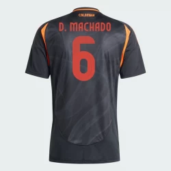 D. Machado #6 Colombia Fodboldtrøjer Copa America 2024 Udebanetrøje Mænd