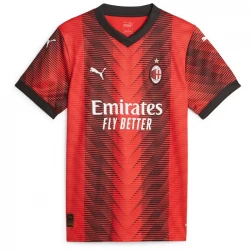 Dame AC Milan Fodboldtrøjer 2023-24 Hjemmebanetrøje