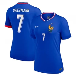 Dame Antoine Griezmann #7 Frankrig Fodboldtrøjer EM 2024 Hjemmebanetrøje