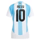 Dame Argentina Lionel Messi #10 Fodboldtrøjer 2024 Hjemmebanetrøje
