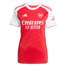 Dame Arsenal FC Fodboldtrøjer 2025-26 Hjemmebanetrøje