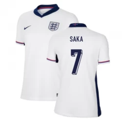 Dame Bukayo Saka #7 England Fodboldtrøjer EM 2024 Hjemmebanetrøje