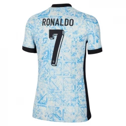 Dame Cristiano Ronaldo #7 Portugal Fodboldtrøjer EM 2024 Udebanetrøje