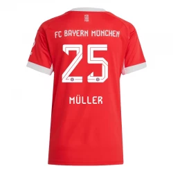 Dame FC Bayern München Muller #25 Fodboldtrøjer 2025-26 Hjemmebanetrøje