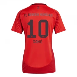 Dame FC Bayern München Sane #10 Fodboldtrøjer 2024-25 Hjemmebanetrøje