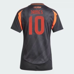 Dame James Rodríguez #10 Colombia Fodboldtrøjer Copa America 2024 Udebanetrøje